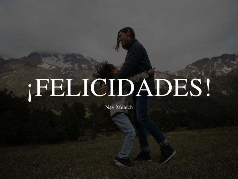 ¡Felicidades!